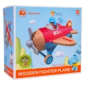 Drewniany Samolot Czerwony