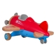 Drewniany Samolot Czerwony