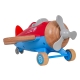 Drewniany Samolot Czerwony