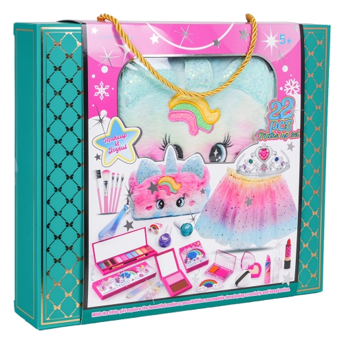 Zestaw do Makijażu + Spódniczka Tęczowa