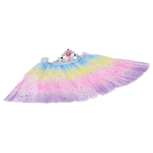 Zestaw do Makijażu + Spódniczka Tęczowa