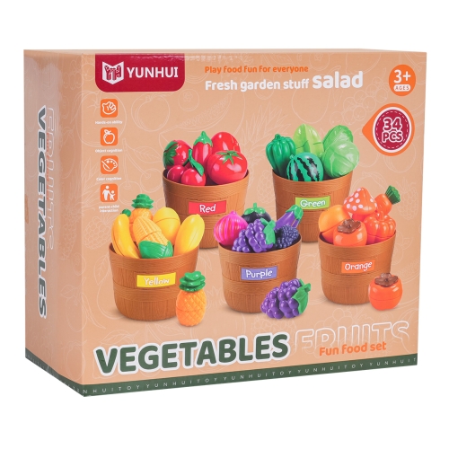 Zestaw Owoców 34el. + Akcesoria