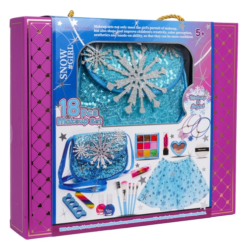 Zestaw do Makijażu + Spódniczka Lodowa Niebieska