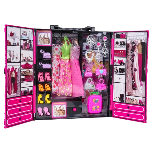MEGA Zestaw Garderoba + Lalka