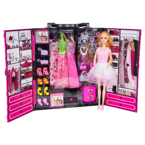 MEGA Zestaw Garderoba + Lalka