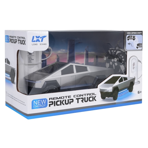 R/C Auto TRACK Srebrny + Stacja Ładowania