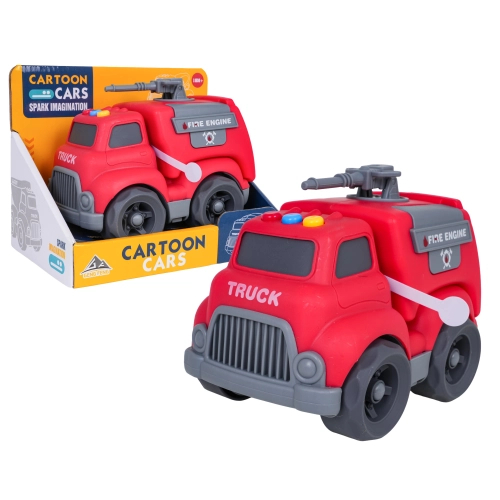 Pojazd Straż Pożarna z Funkcją Świateł i Dźwięku