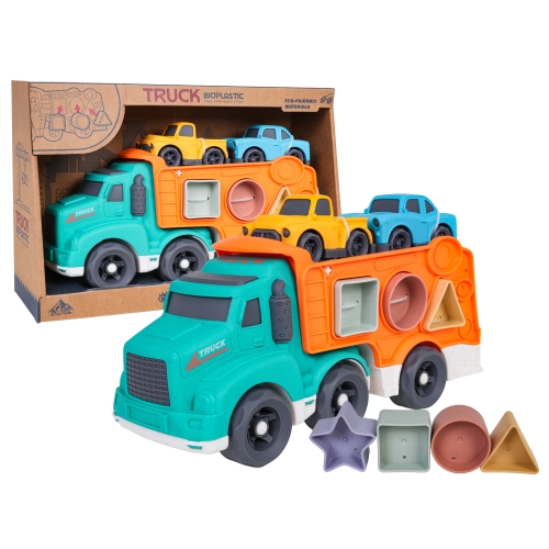 EKO Pojazd Laweta z Sorterem + Autka