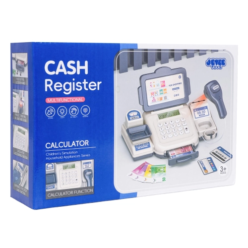 Kasa Fiskalna Niebieska + Akcesoria