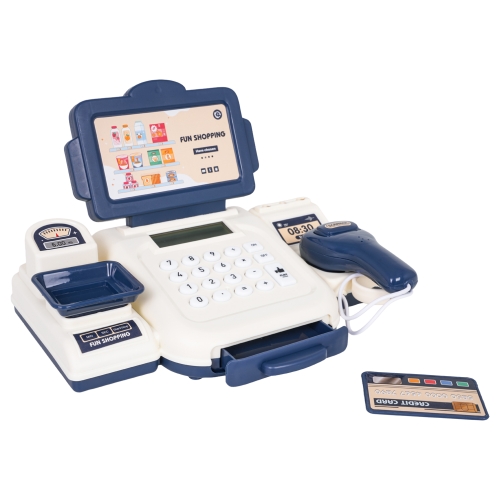 Kasa Fiskalna Niebieska + Akcesoria