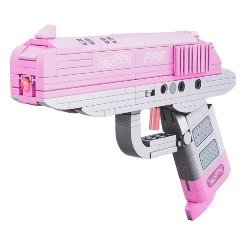 Zestaw Klocków Pistolet Różowy 237el.