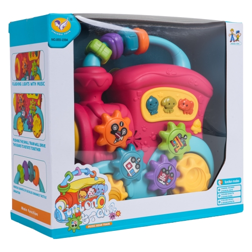 Wielofunkcyjny Pociąg dla Najmłodszych z Funkcją Dźwięku