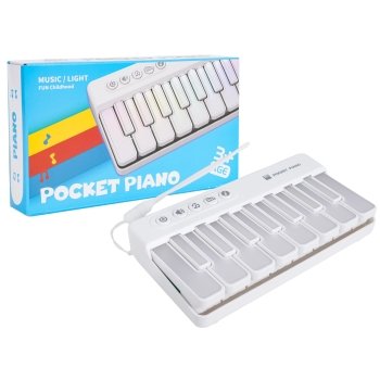 Mata Muzyczna Pianinko Białe