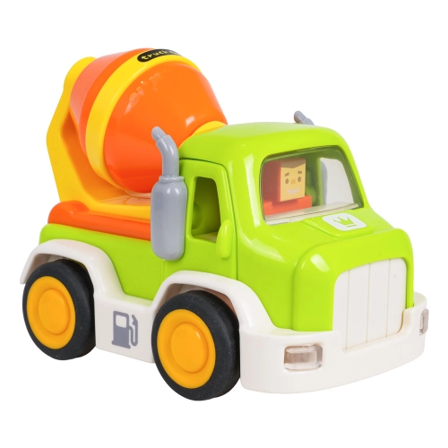 Zestaw Autek Budowlanych z Funkcją Dźwięku i Świateł + Akcesoria