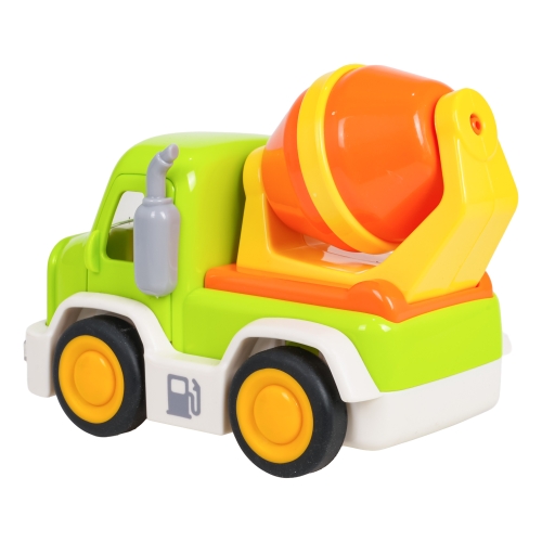 Zestaw Autek Budowlanych z Funkcją Dźwięku i Świateł + Akcesoria