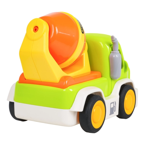 Zestaw Autek Budowlanych z Funkcją Dźwięku i Świateł + Akcesoria