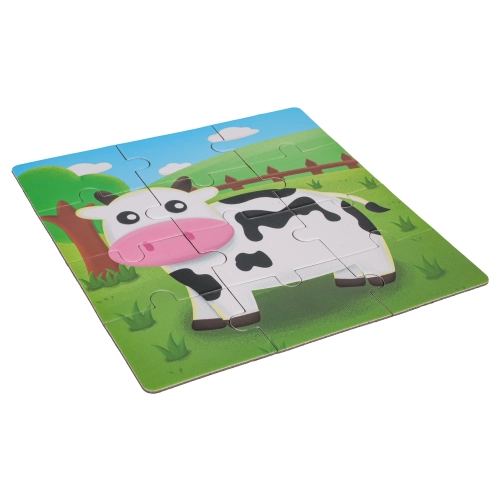 Puzzle Magnetyczne Zwierzęta + Książeczka