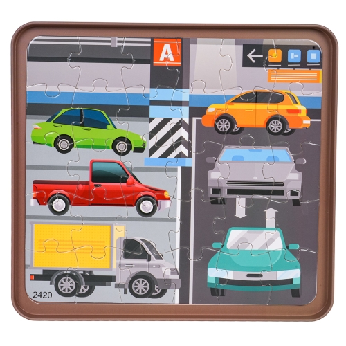 Magnetyczny Zestaw Puzzle Miasto