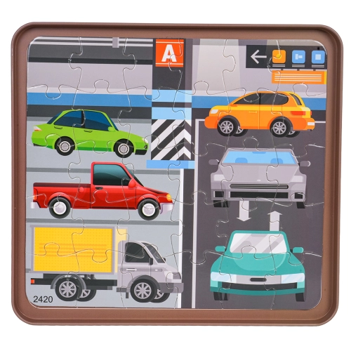 Magnetyczny Zestaw Puzzle Miasto