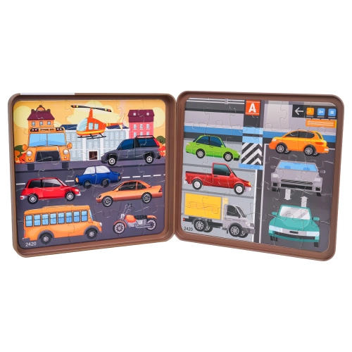 Magnetyczny Zestaw Puzzle Miasto