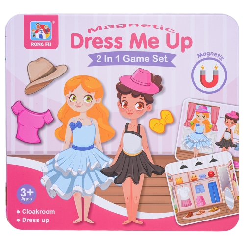 Metalowy Zestaw Dla Małej Stylistki 2w1