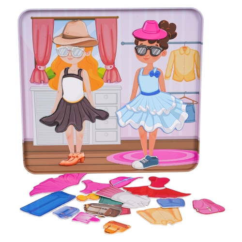 Metalowy Zestaw Dla Małej Stylistki 2w1