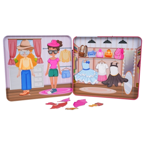 Metalowy Zestaw Dla Małej Stylistki 2w1