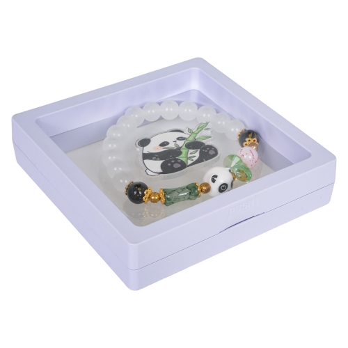 Zestaw Biżuterii Panda Biała Bransoletka