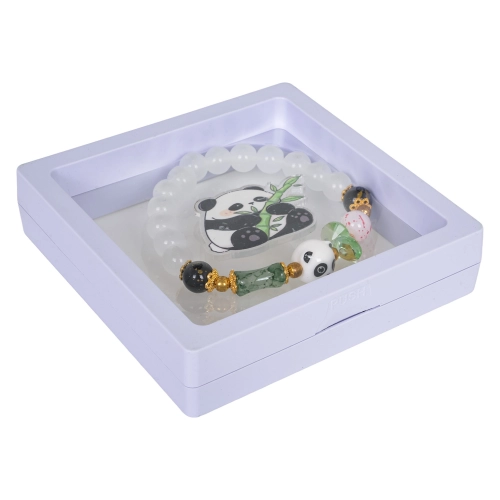 Zestaw Biżuterii Panda Biała Bransoletka