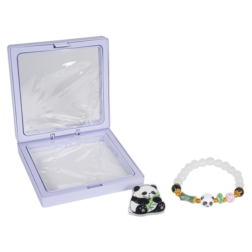 Zestaw Biżuterii Panda Biała Bransoletka