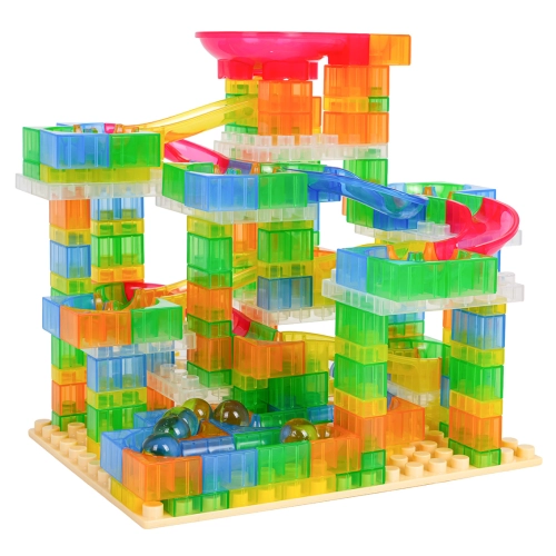 or kulkowy 221 elementów dla dzieci 3+ – kolorowy labirynt z kulkami