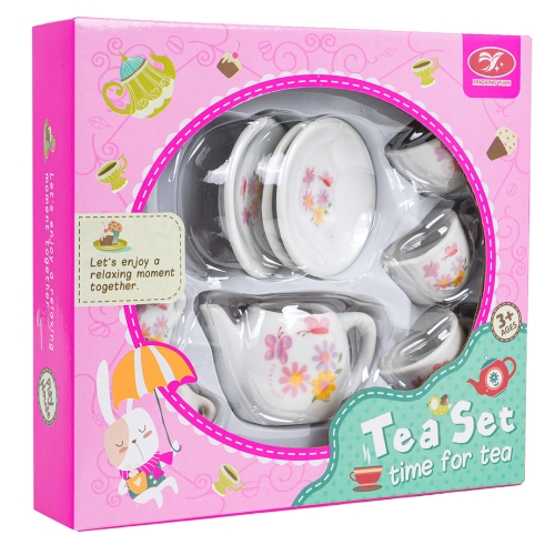 Ceramiczny Zestaw do Herbaty Kwiatki