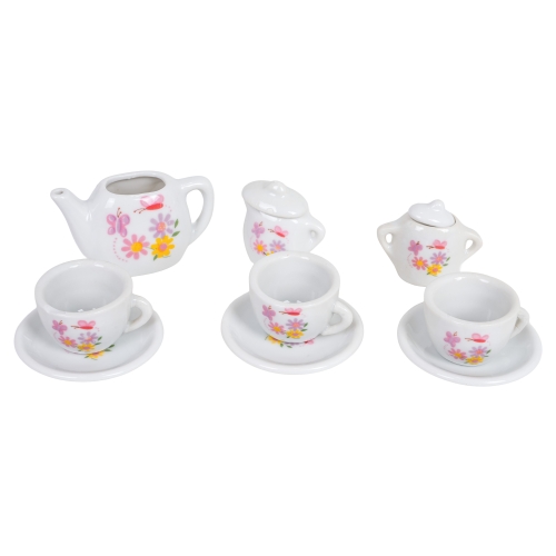 Ceramiczny Zestaw do Herbaty Kwiatki