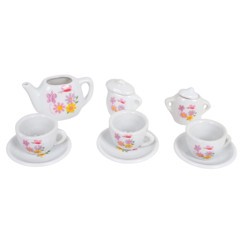 Ceramiczny Zestaw do Herbaty Kwiatki