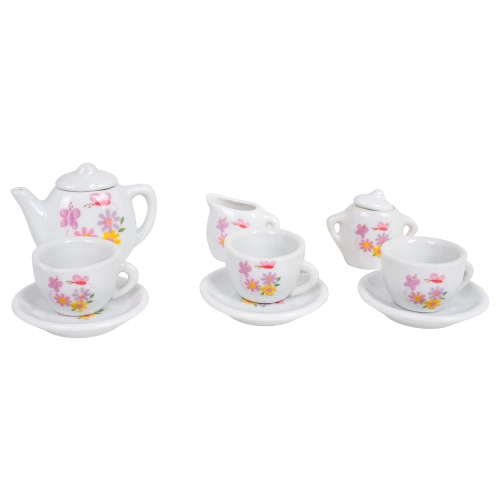 Ceramiczny Zestaw do Herbaty Kwiatki