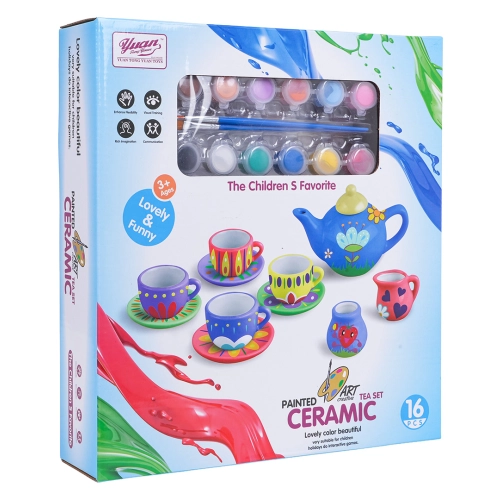 Ceramiczny Herbaciany Zestaw do Malowania