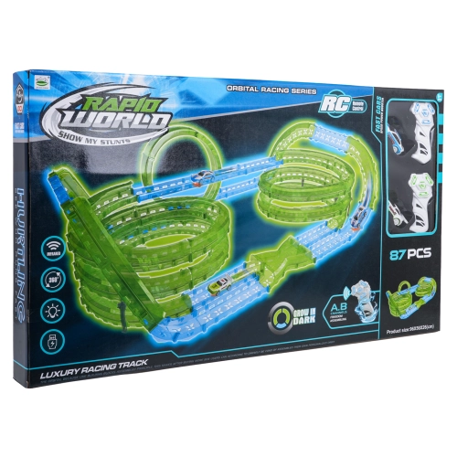 Tor Wyścigowy Świecący w Ciemności 83el.