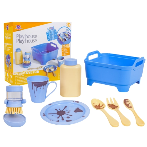 Zestaw Sprzątający + Akcesoria Niebieski