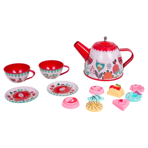 Metalowy Zestaw do Herbaty