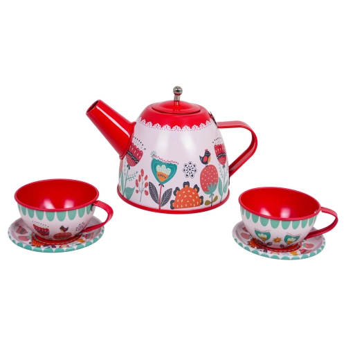 Metalowy Zestaw do Herbaty