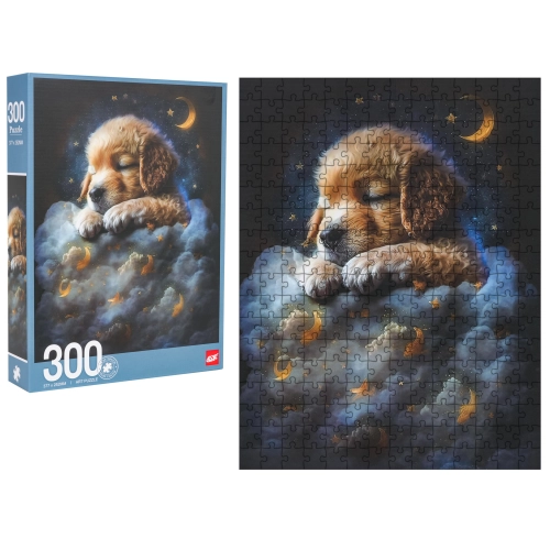 Zestaw Puzzli 300el. Piesek w Chmurach