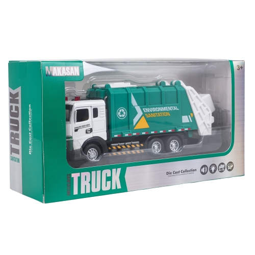 Metalowa Śmieciarka z Funkcją Świateł