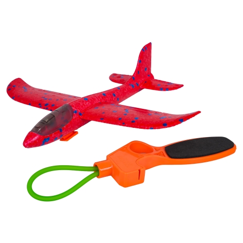 Zestaw Samolot Czerwony 2w1 z Wyrzutnią