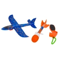 Zestaw Samolot Niebieski 2w1 z Wyrzutnią