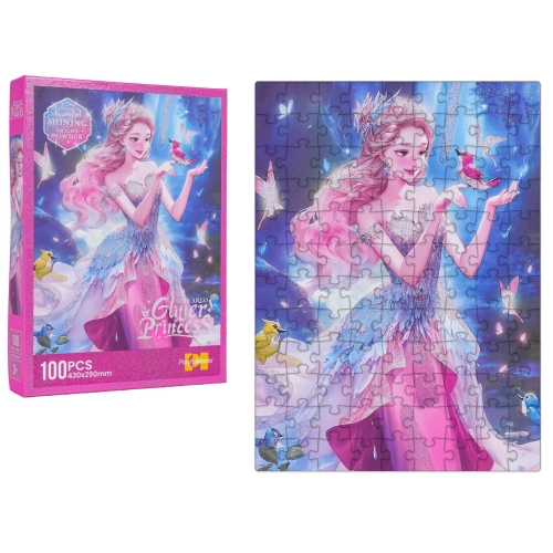 Zestaw Puzzli 100el. Księżniczka Różowa