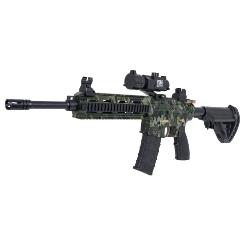Duży karabin M416 na kulki żelowe 7-8 mm z magazynkiem i tłumikiem