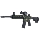 Duży karabin M416 na kulki żelowe 7-8 mm z magazynkiem i tłumikiem
