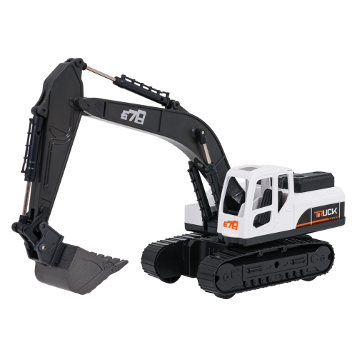 Metalowa Koparka Biała