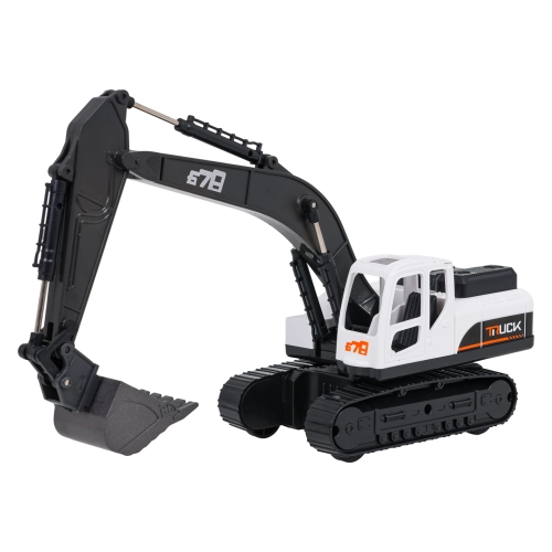 Metalowa Koparka Biała