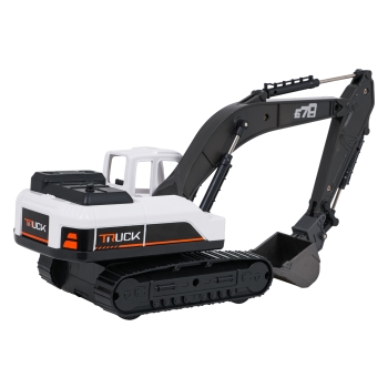 Metalowa Koparka Biała